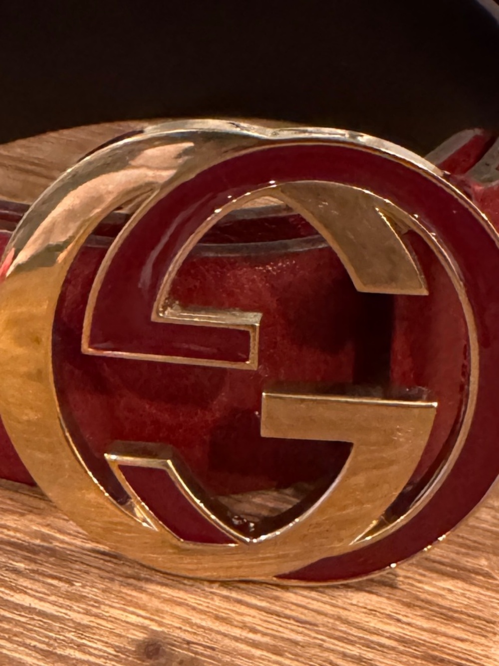 Gucci Belt Burgundy